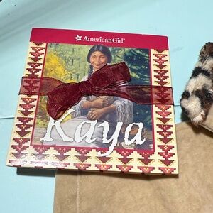 American girl Kaya book and doll handmade skirt & booties for doll 18”